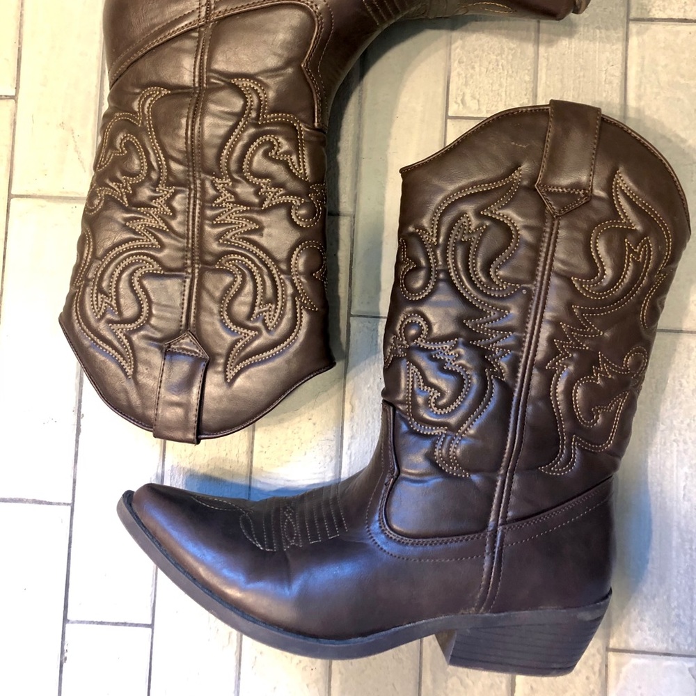 Brown Cowgirl Boots
